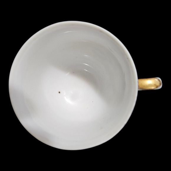 Vintage Japanese Moriage Dragon Cup Saucer Lusterware Raised Enamel Hand Painted - Picture 9 of 9